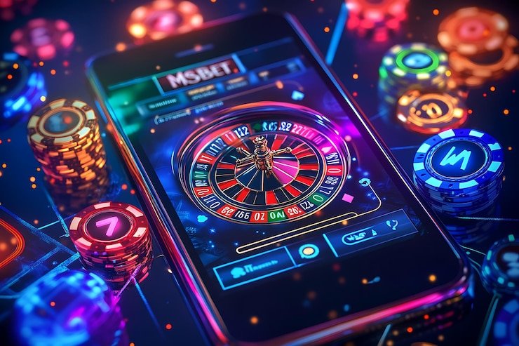 Bet control panel and multiplier display